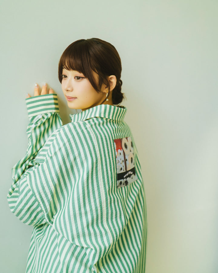BREAK WIDE SHIRTS(STRIPE)
