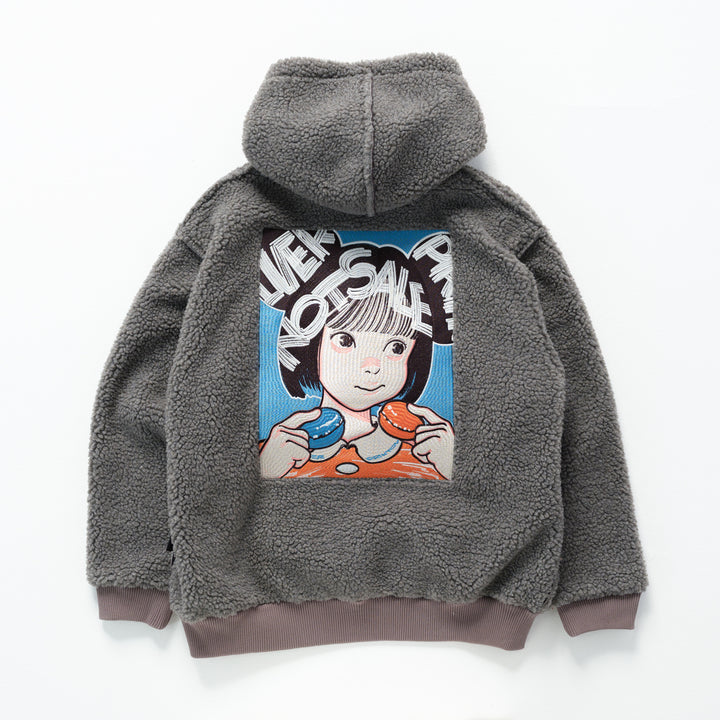 POP ART Bonding Boa Hoodie Ver:22
