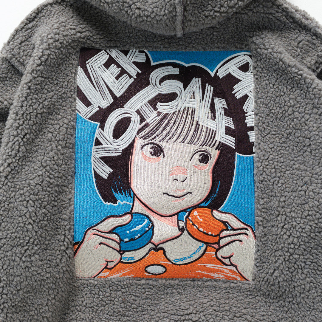 POP ART Bonding Boa Hoodie Ver:22