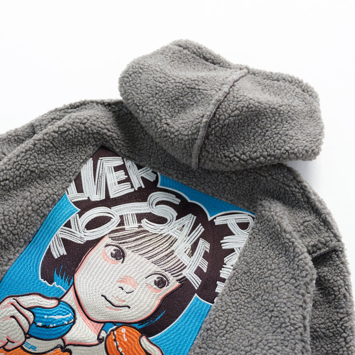 POP ART Bonding Boa Hoodie Ver:22