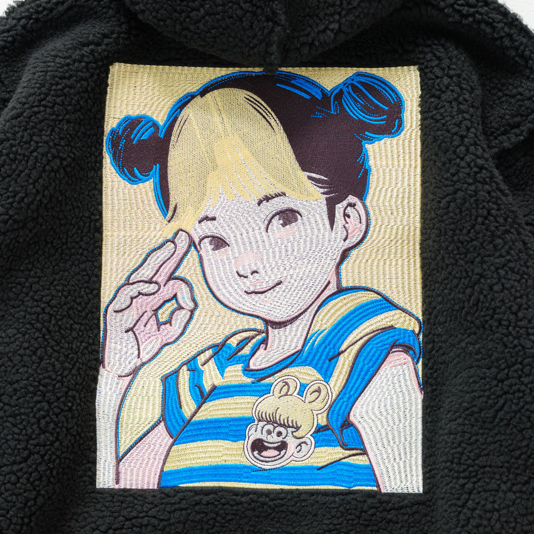 POP ART Bonding Boa Hoodie Ver:23