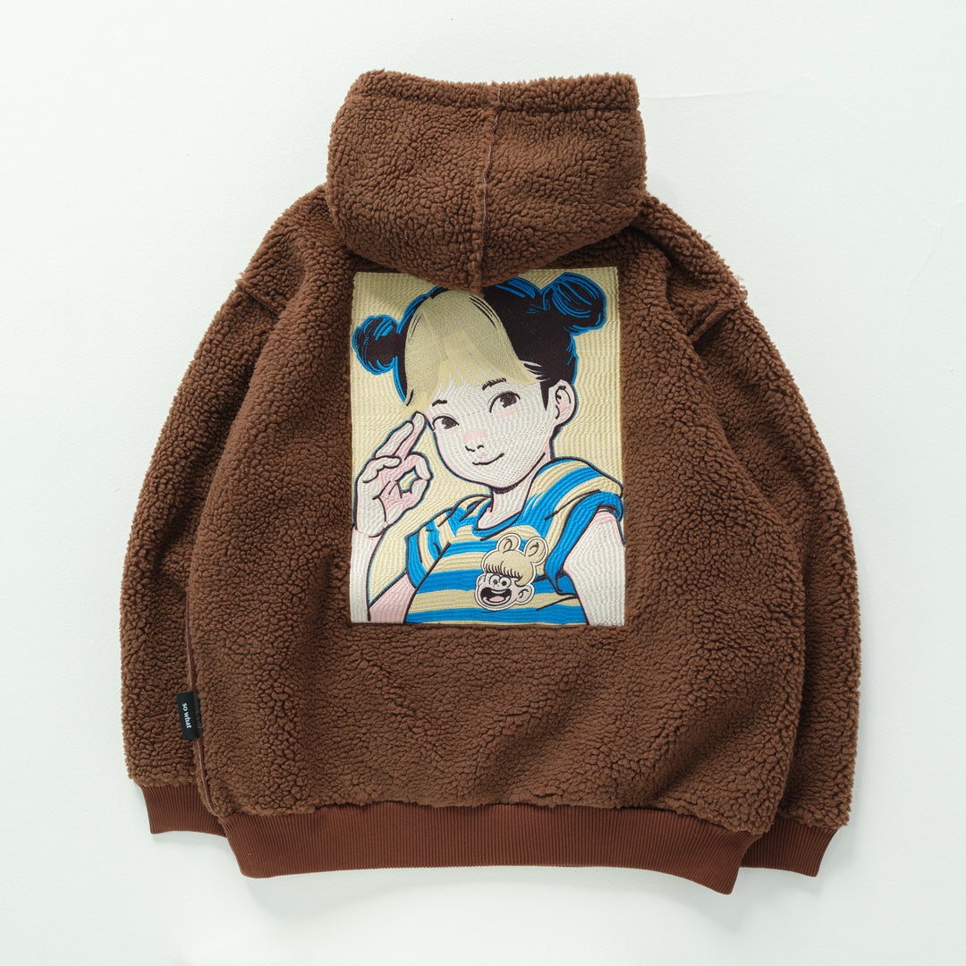 POP ART Bonding Boa Hoodie Ver:23