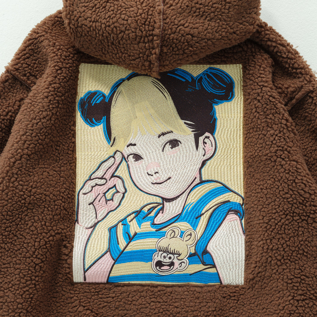 POP ART Bonding Boa Hoodie Ver:23