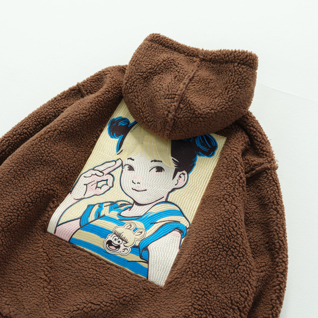 POP ART Bonding Boa Hoodie Ver:23