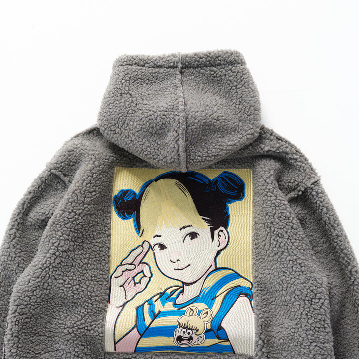 POP ART Bonding Boa Hoodie Ver:23