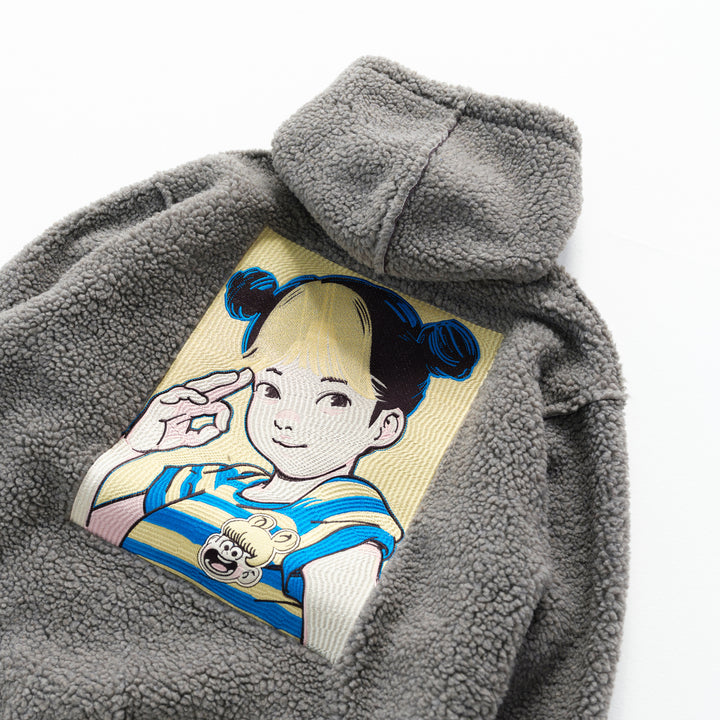 POP ART Bonding Boa Hoodie Ver:23