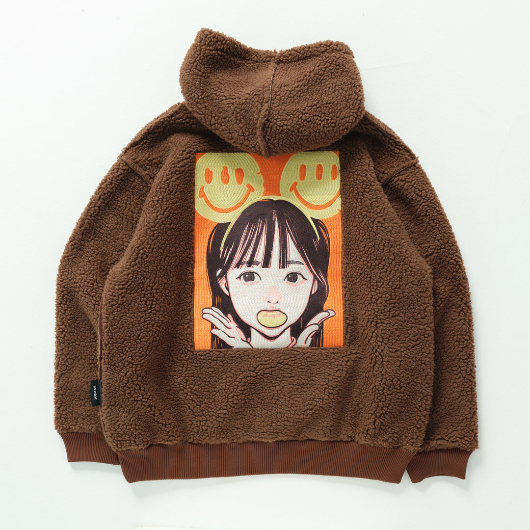 POP ART Bonding Boa Hoodie Ver:24