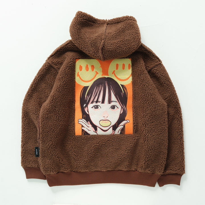 POP ART Bonding Boa Hoodie Ver:24