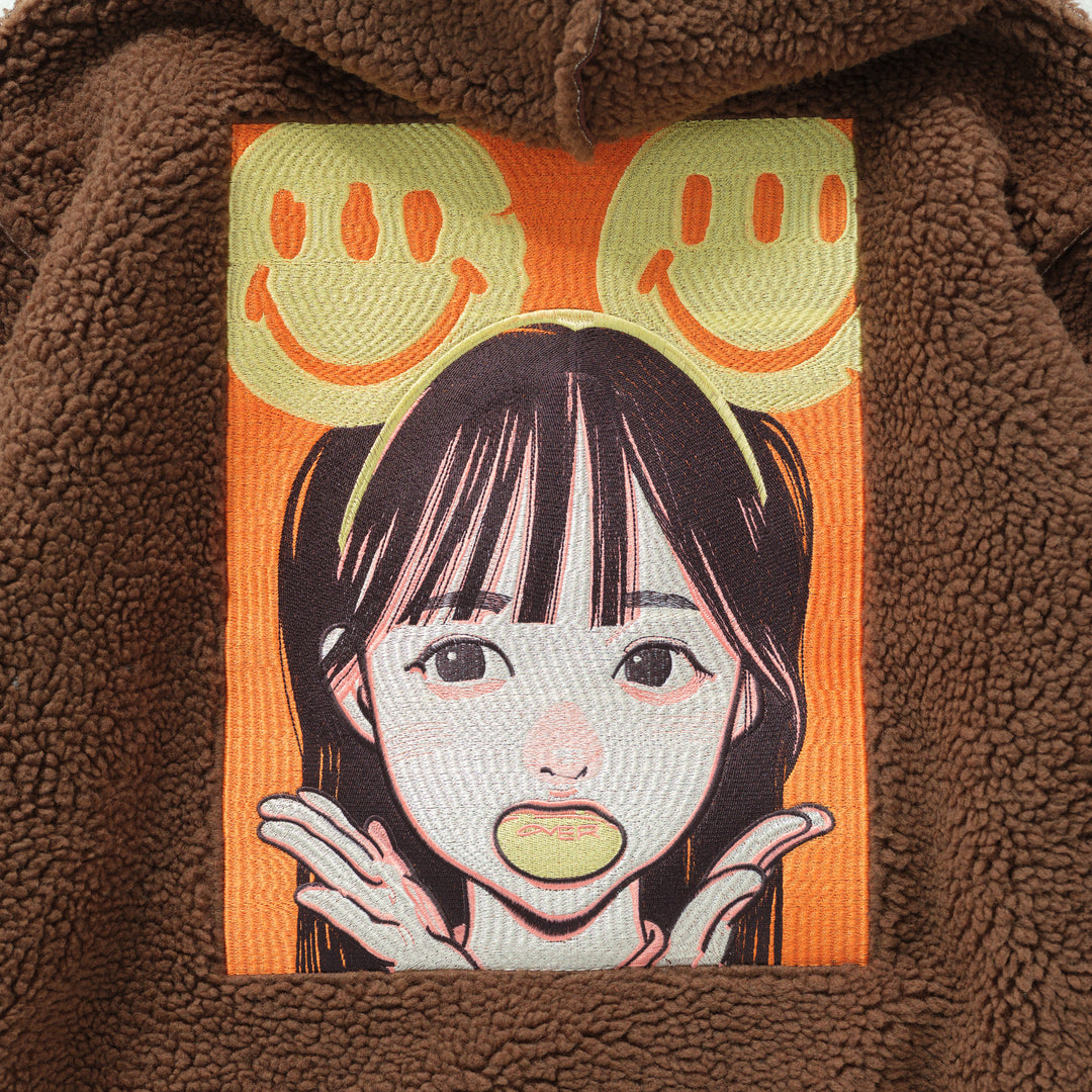 POP ART Bonding Boa Hoodie Ver:24