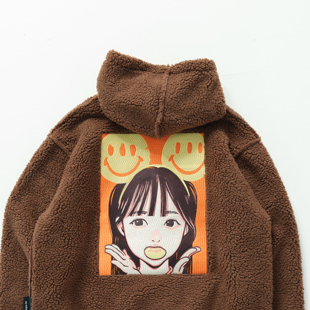 POP ART Bonding Boa Hoodie Ver:24