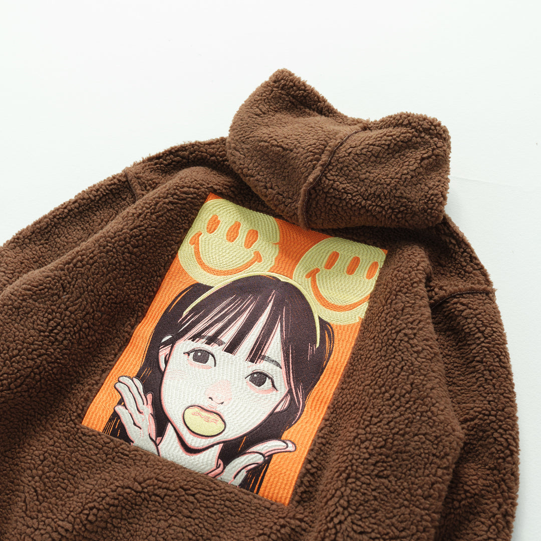POP ART Bonding Boa Hoodie Ver:24