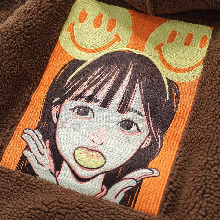 POP ART Bonding Boa Hoodie Ver:24