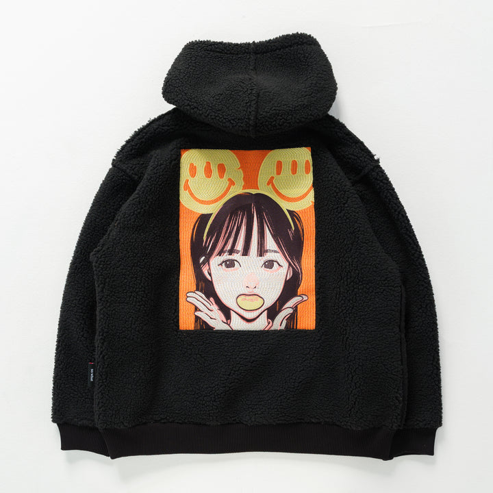 POP ART Bonding Boa Hoodie Ver:24