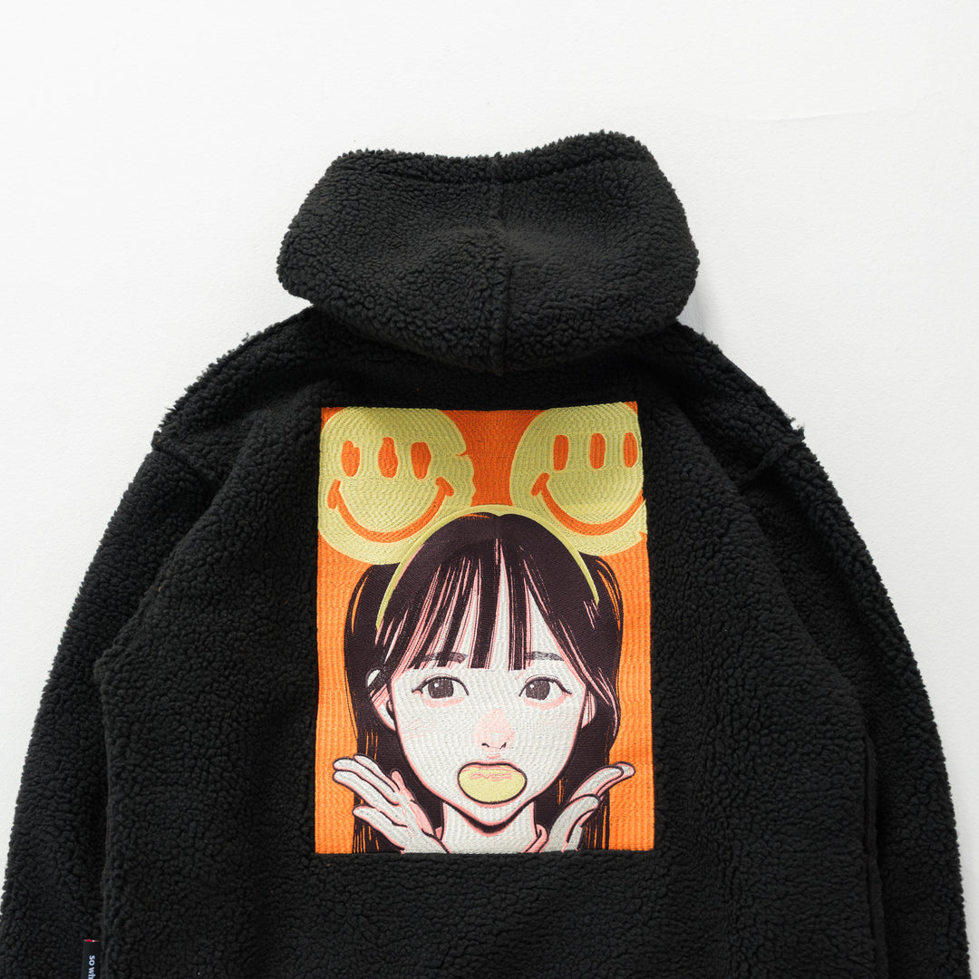 POP ART Bonding Boa Hoodie Ver:24