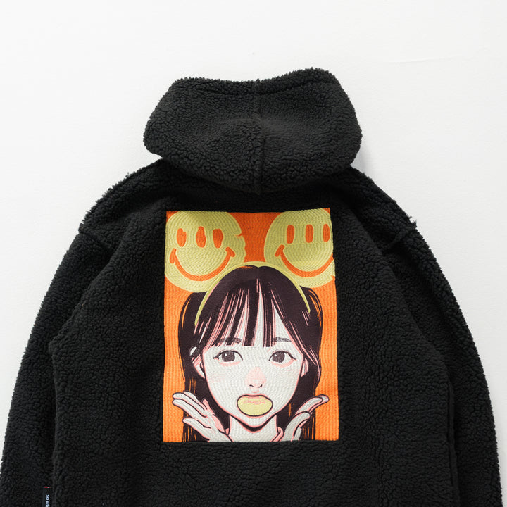 POP ART Bonding Boa Hoodie Ver:24