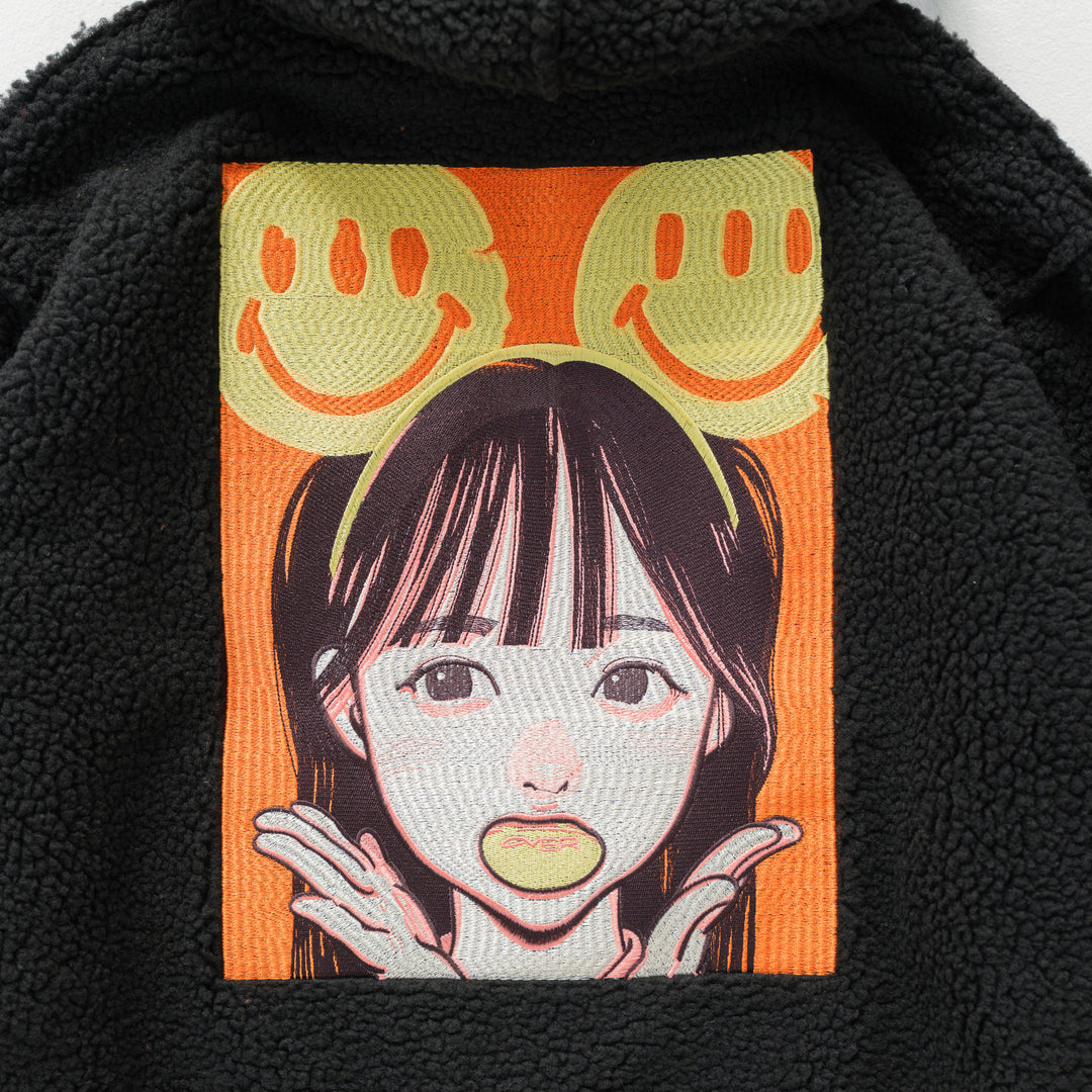 POP ART Bonding Boa Hoodie Ver:24