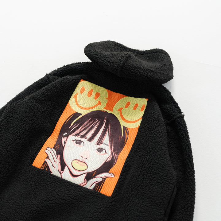 POP ART Bonding Boa Hoodie Ver:24