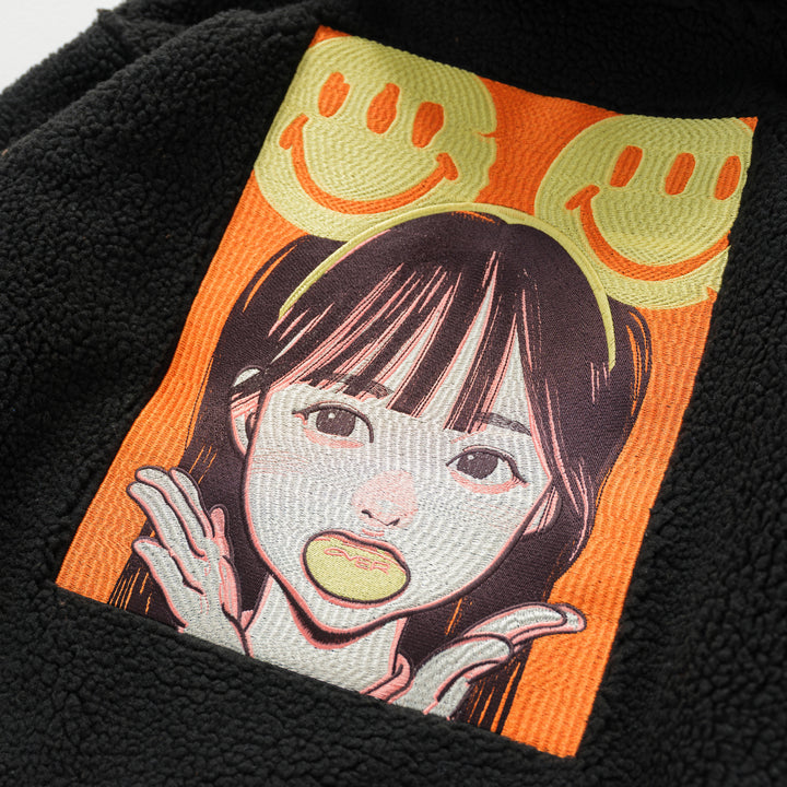POP ART Bonding Boa Hoodie Ver:24
