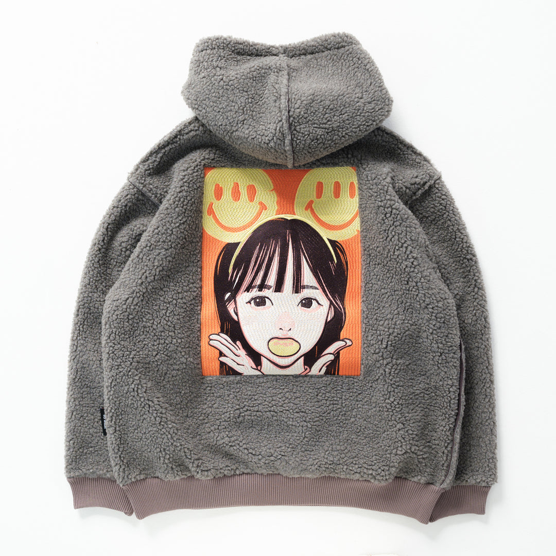 POP ART Bonding Boa Hoodie Ver:24