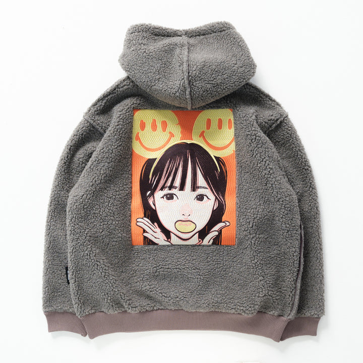 POP ART Bonding Boa Hoodie Ver:24