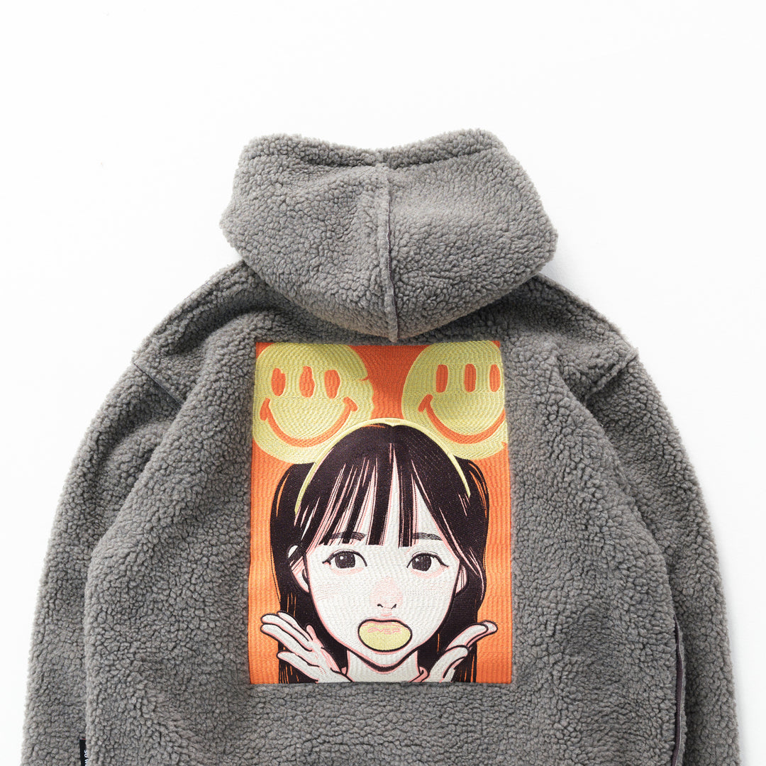 POP ART Bonding Boa Hoodie Ver:24
