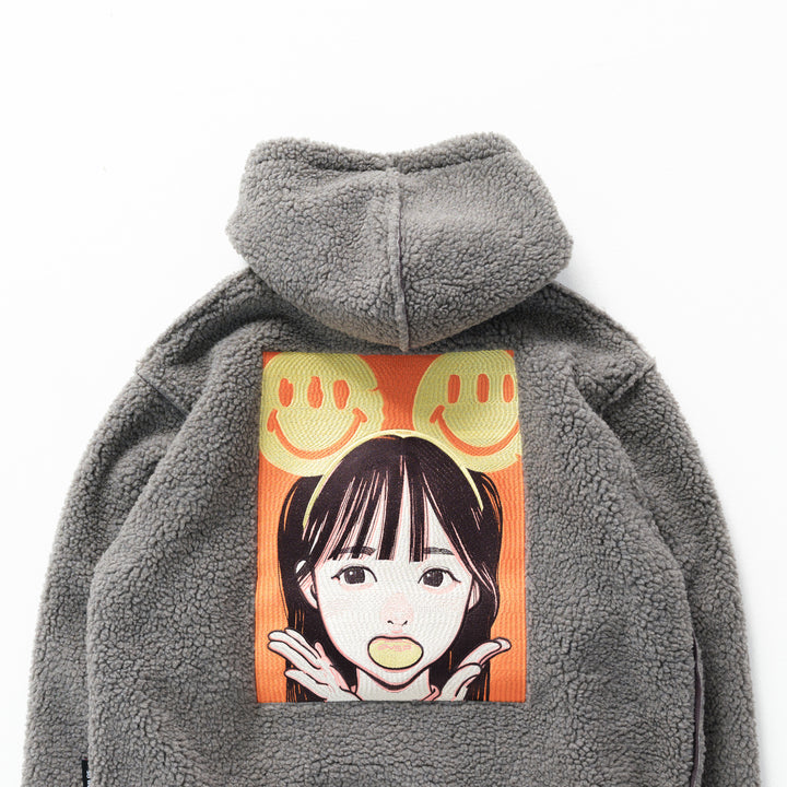 POP ART Bonding Boa Hoodie Ver:24