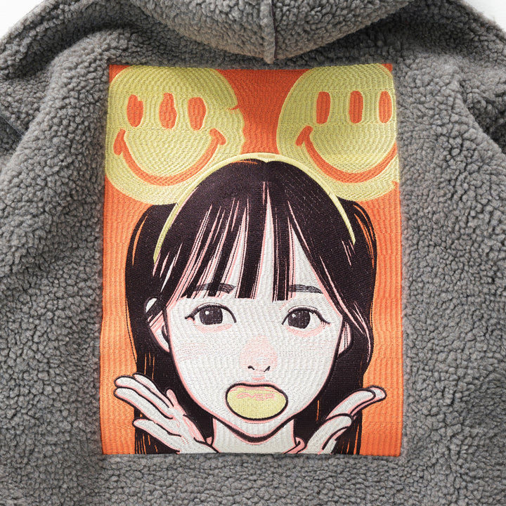 POP ART Bonding Boa Hoodie Ver:24