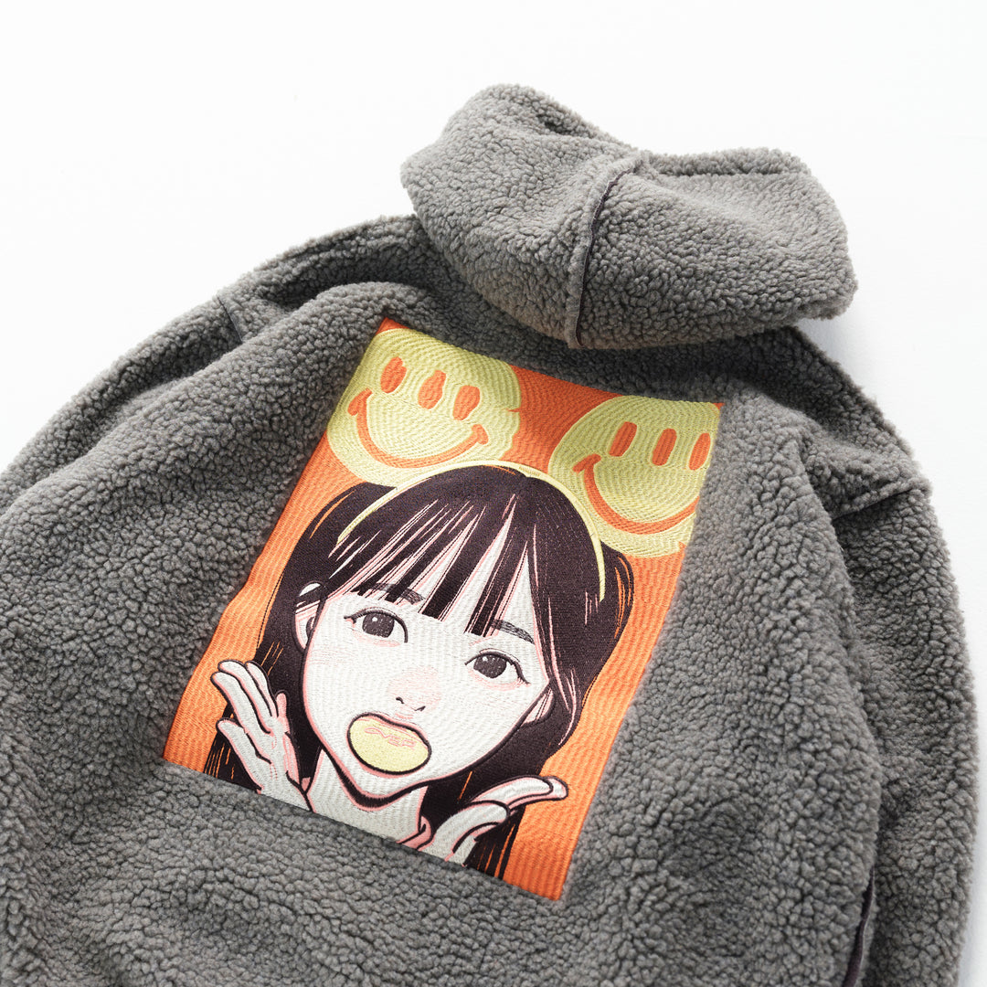 POP ART Bonding Boa Hoodie Ver:24