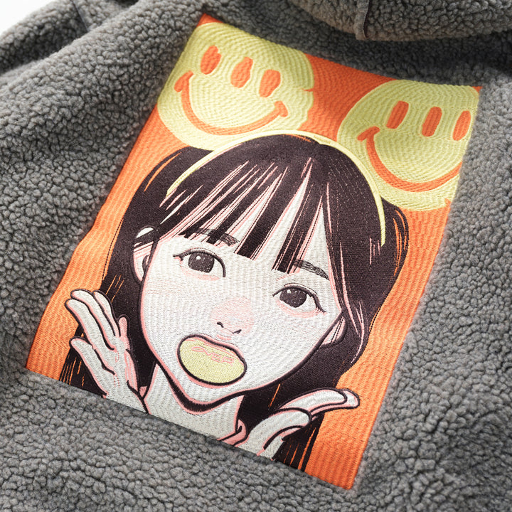 POP ART Bonding Boa Hoodie Ver:24