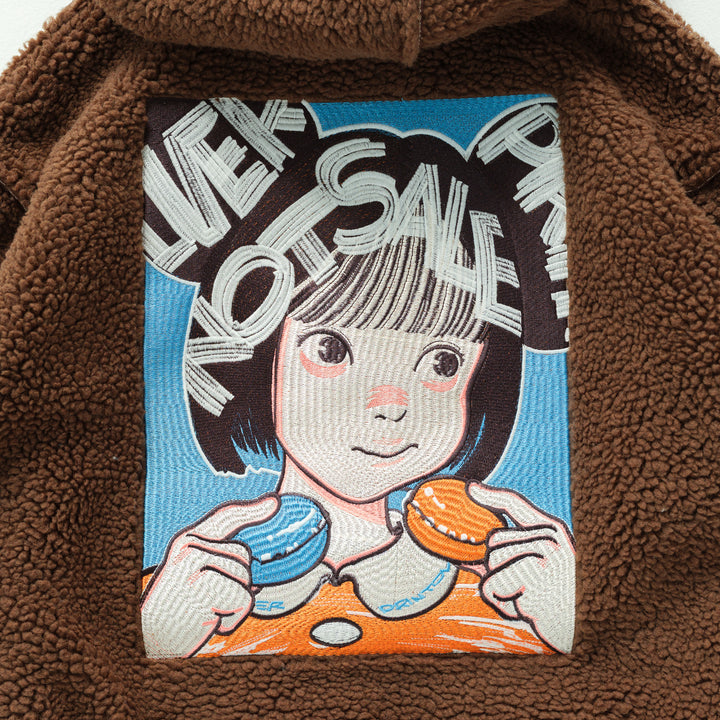 POP ART Bonding Boa Hoodie Ver:22