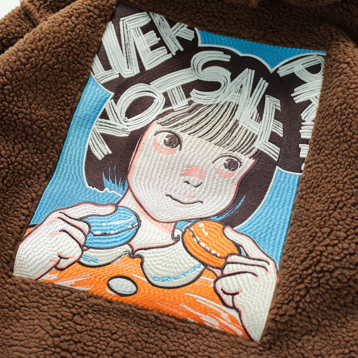 POP ART Bonding Boa Hoodie Ver:22