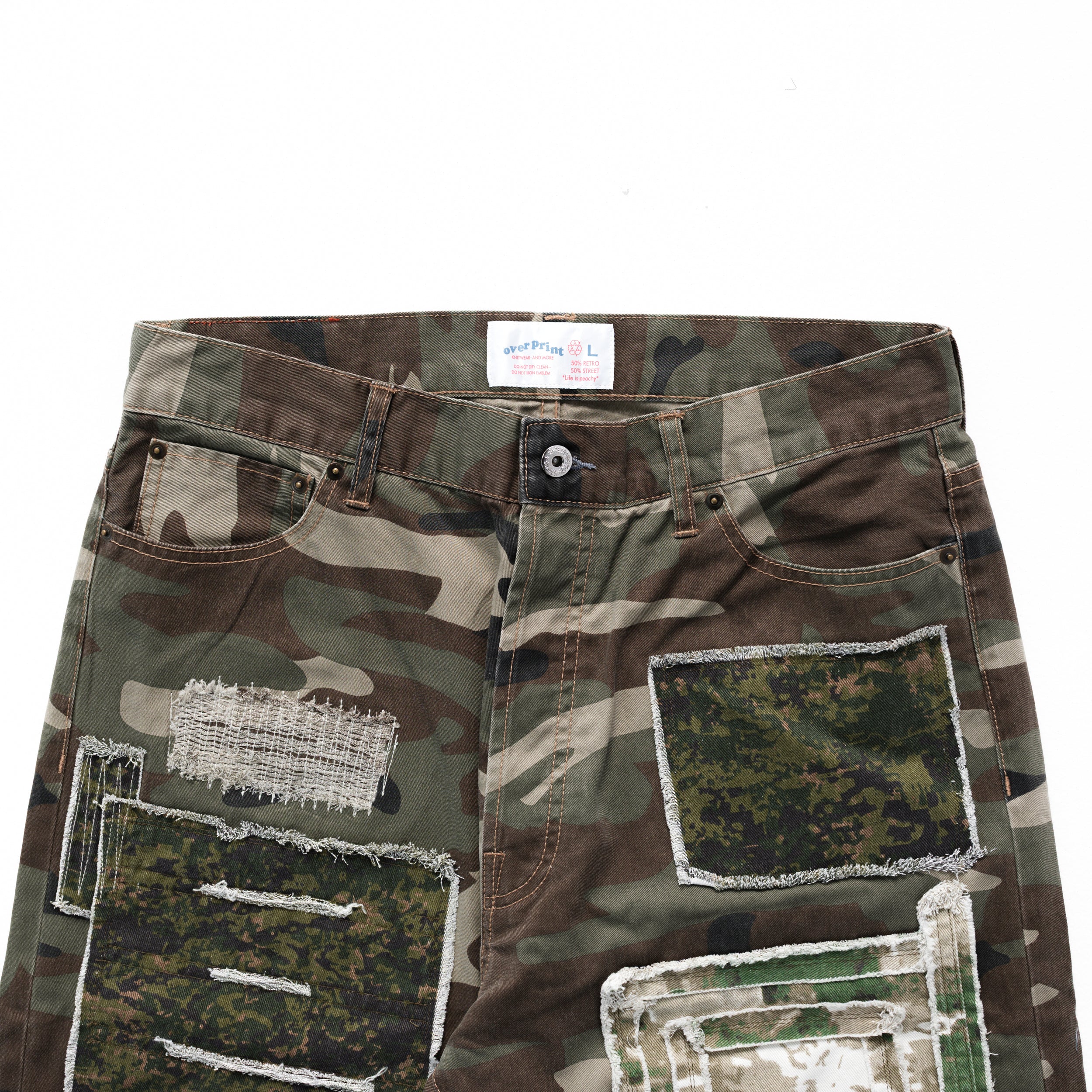 パンツ Replay / art repair denim pants REPAIR PANTS TYPE_C – over print