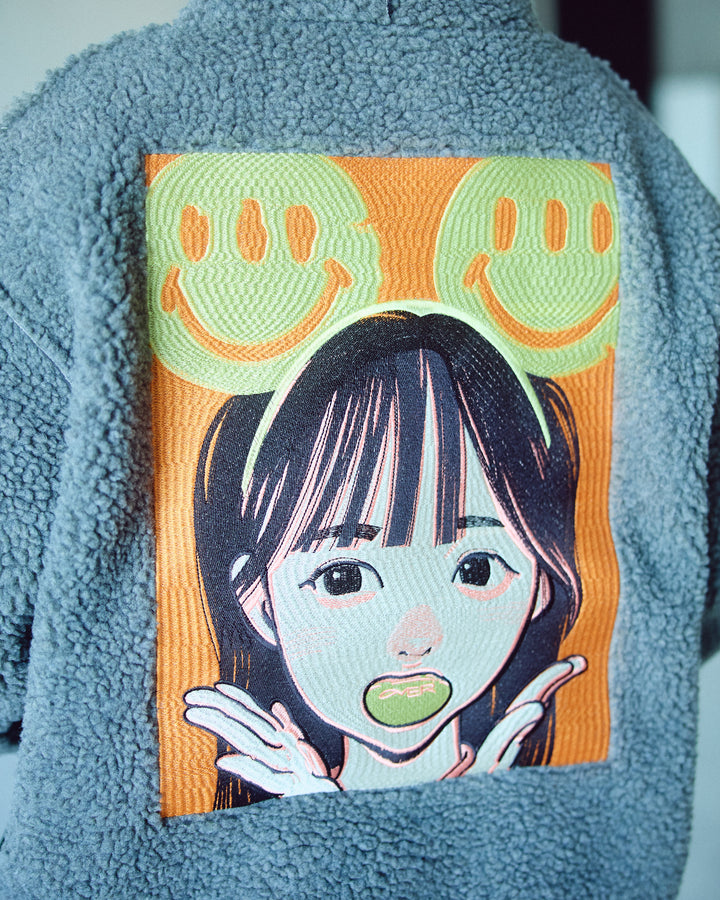 POP ART Bonding Boa Hoodie Ver:24