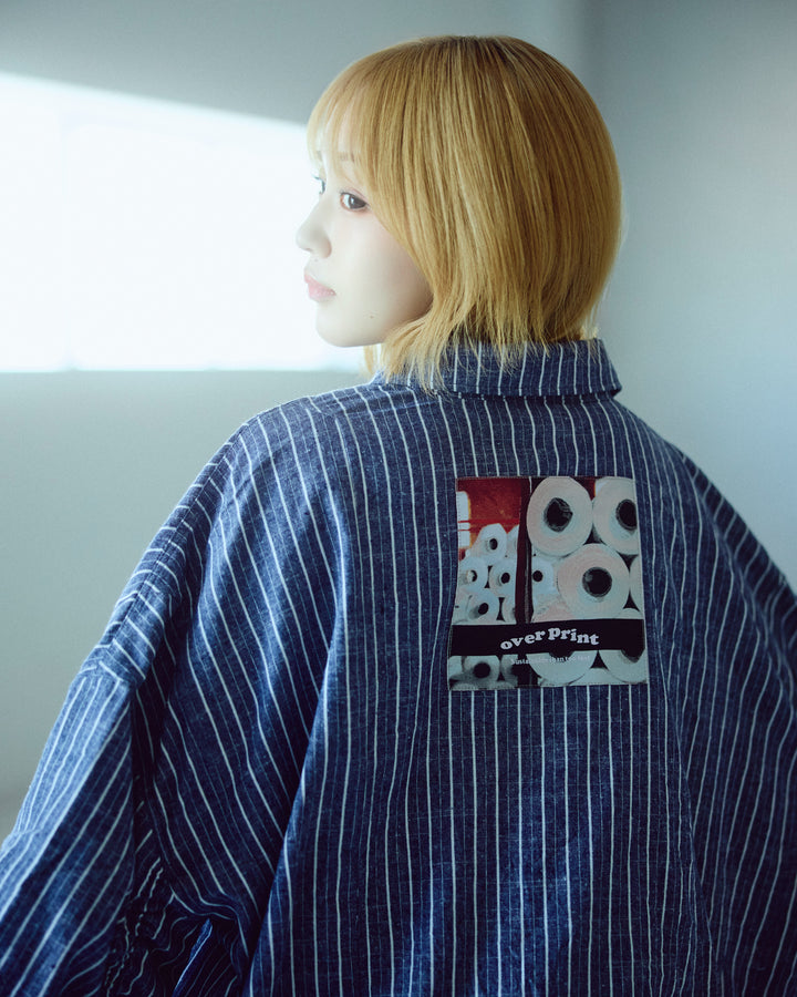 BREAK WIDE SHIRTS(STRIPE)