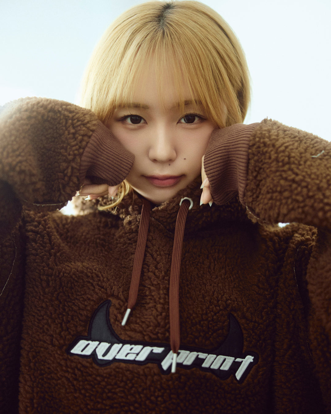 Satan logo Bonding Boa Hoodie