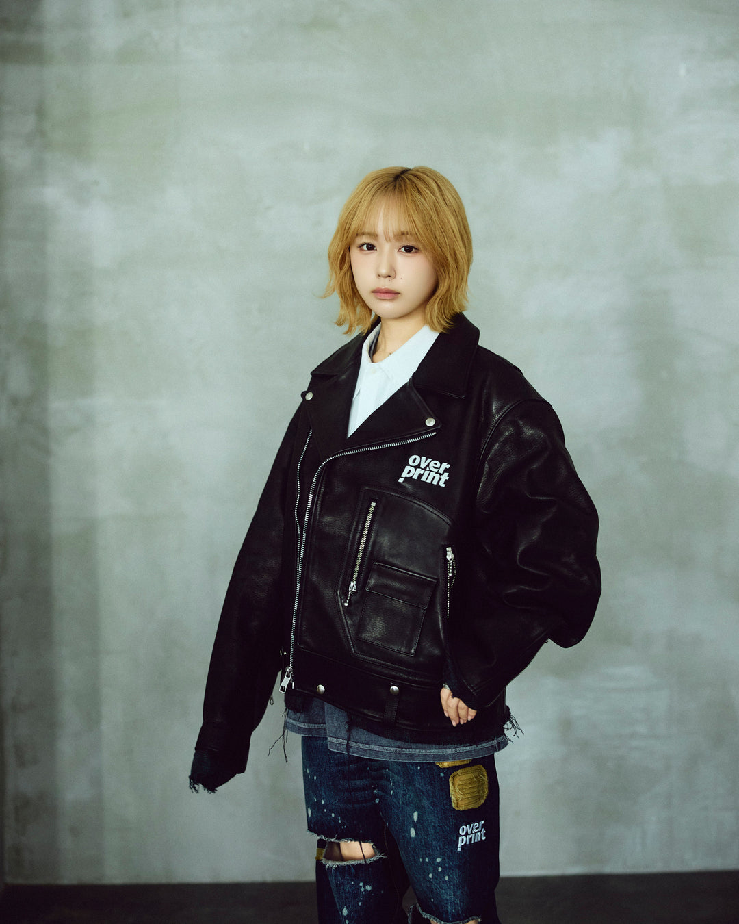 LEATHER SINGLE RIDERS JACKET *sevskig exclusive