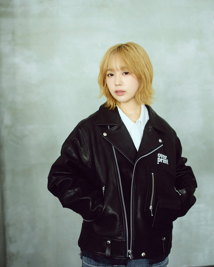 LEATHER SINGLE RIDERS JACKET *sevskig exclusive