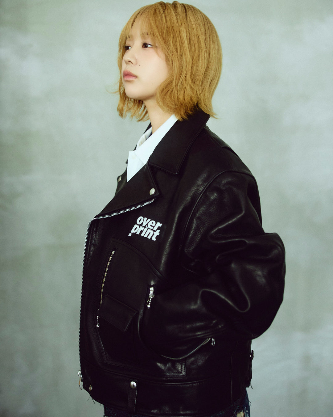 LEATHER SINGLE RIDERS JACKET *sevskig exclusive