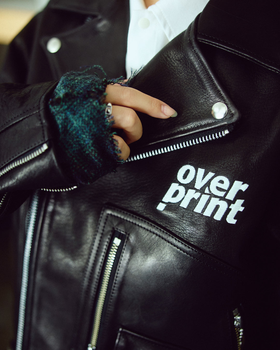 LEATHER SINGLE RIDERS JACKET *sevskig exclusive