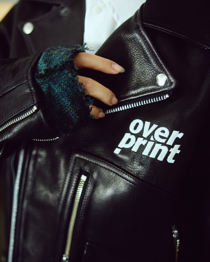 LEATHER SINGLE RIDERS JACKET *sevskig exclusive