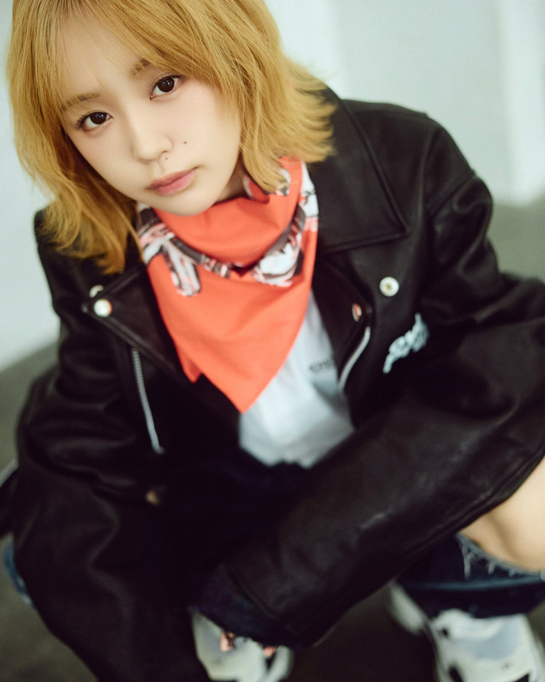 LEATHER SINGLE RIDERS JACKET *sevskig exclusive