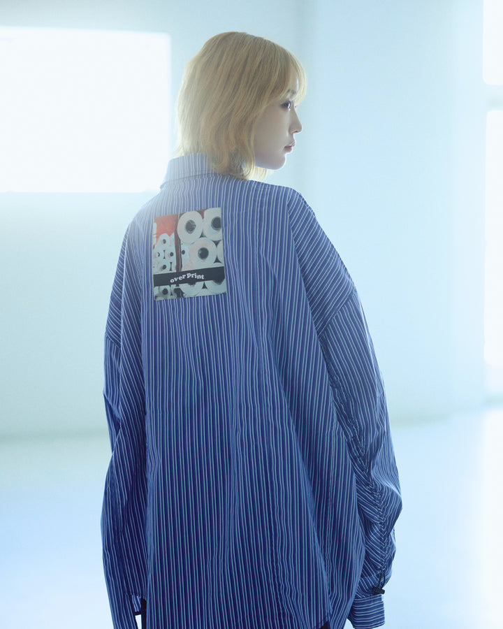 BREAK WIDE SHIRTS(STRIPE)