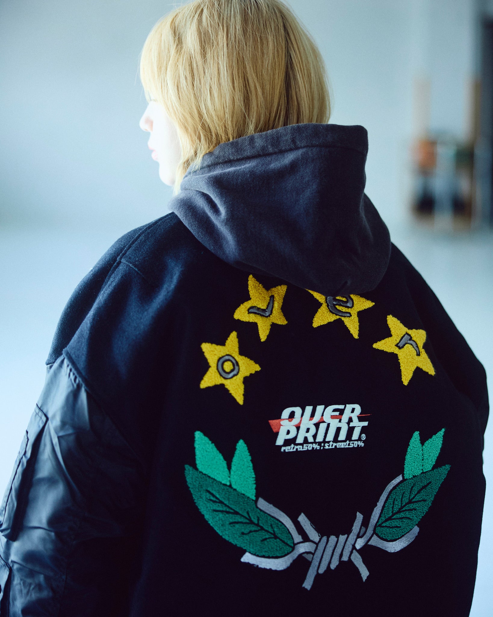 Melton MA-1 jacket – over print