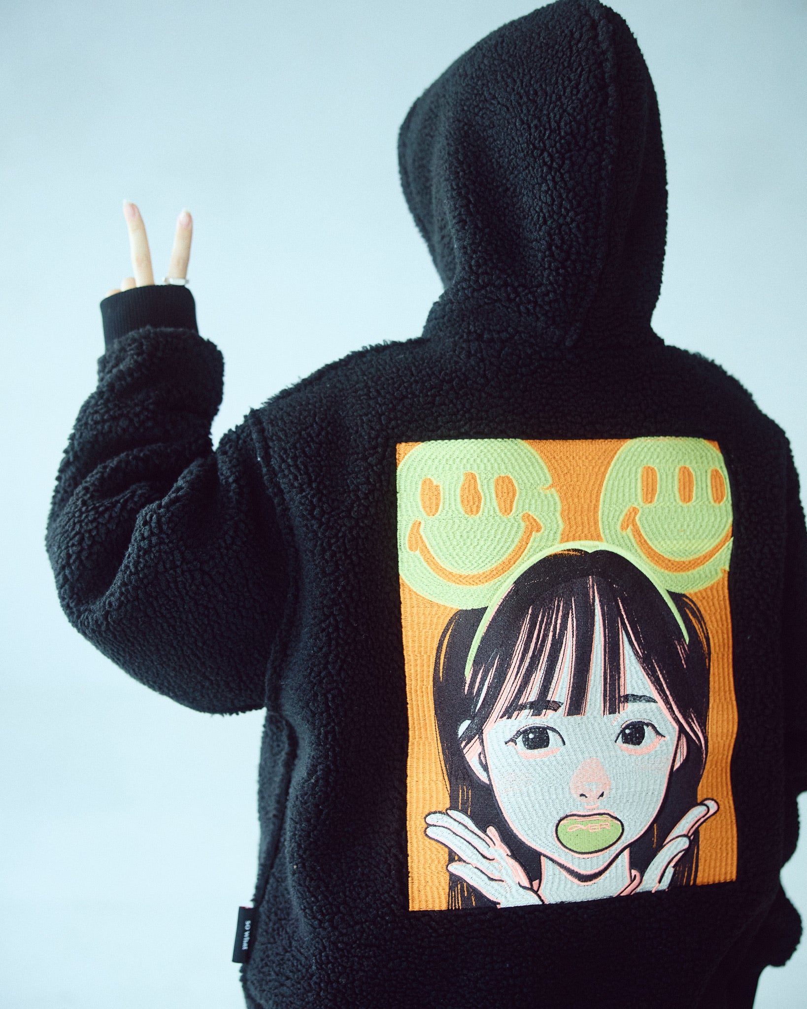 POP ART Bonding Boa Hoodie Ver:24 – over print