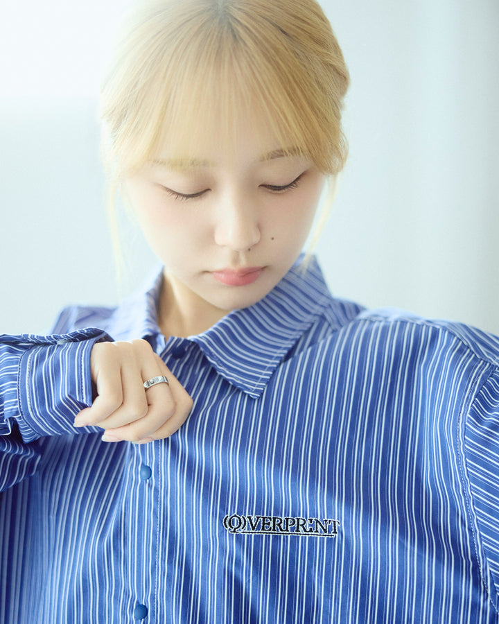 STRIPE ARM ZIP SHIRTS