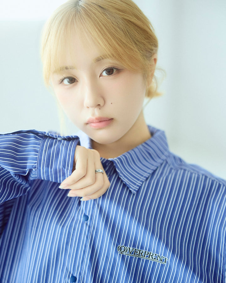 STRIPE ARM ZIP SHIRTS