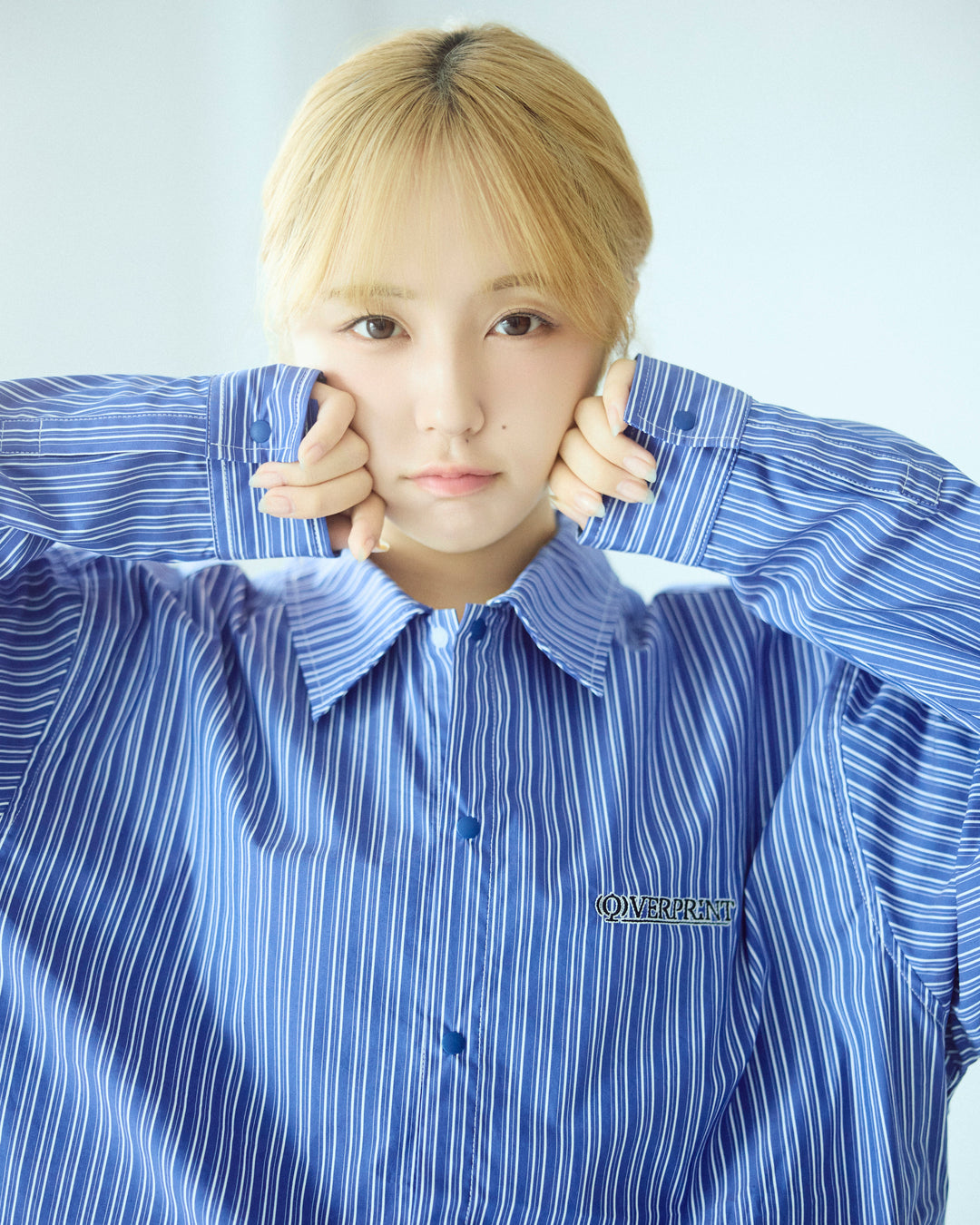 STRIPE ARM ZIP SHIRTS