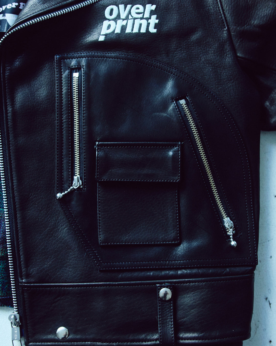 LEATHER SINGLE RIDERS JACKET *sevskig exclusive