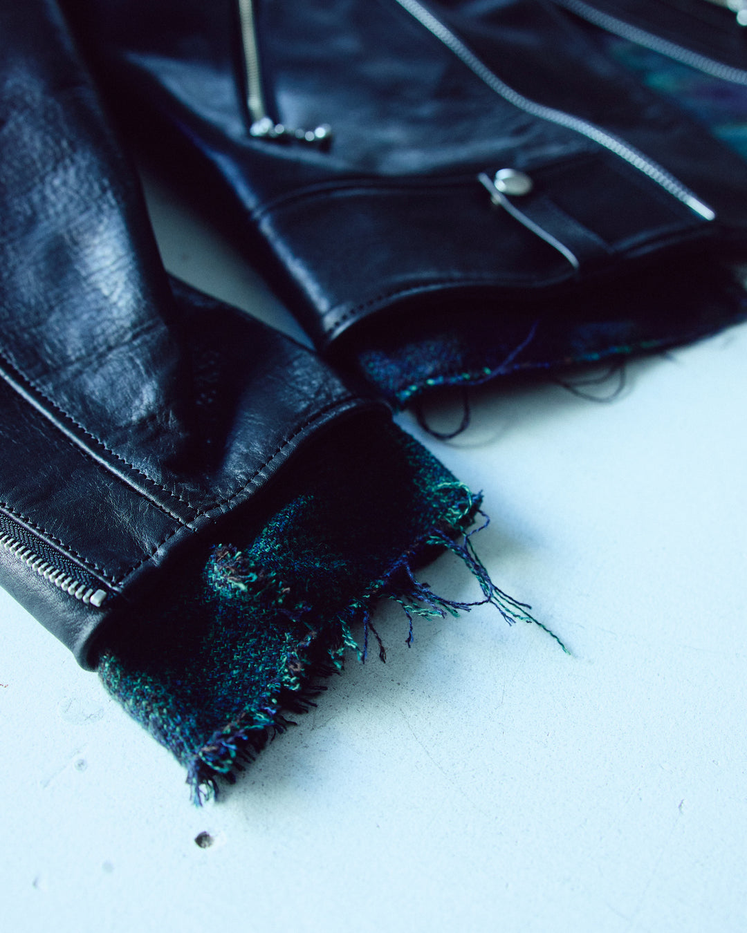 LEATHER SINGLE RIDERS JACKET *sevskig exclusive