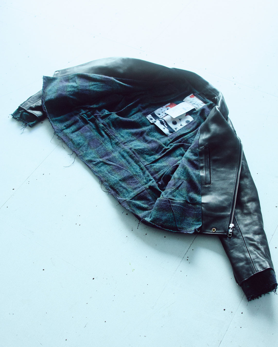 LEATHER SINGLE RIDERS JACKET *sevskig exclusive